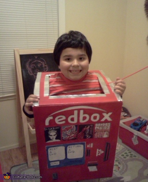 Red Box Kiosk Costume