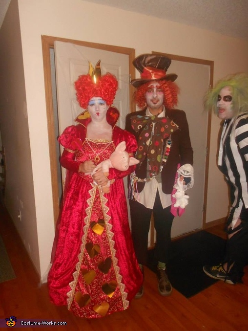 Red Queen and the Mad Hatter Costume