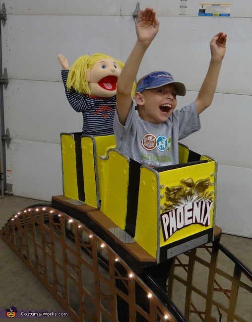 Riding a Roller Coaster Costume