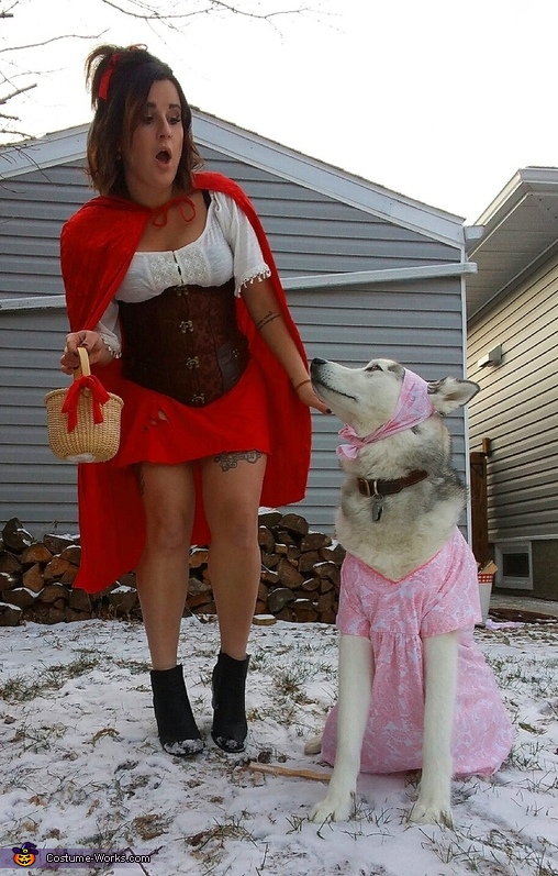 Riding Hood & The Big Bad Wolf Costume