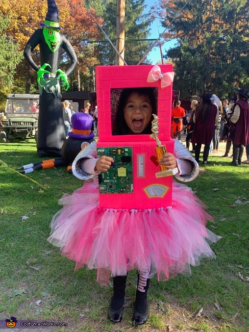 girl robot costume