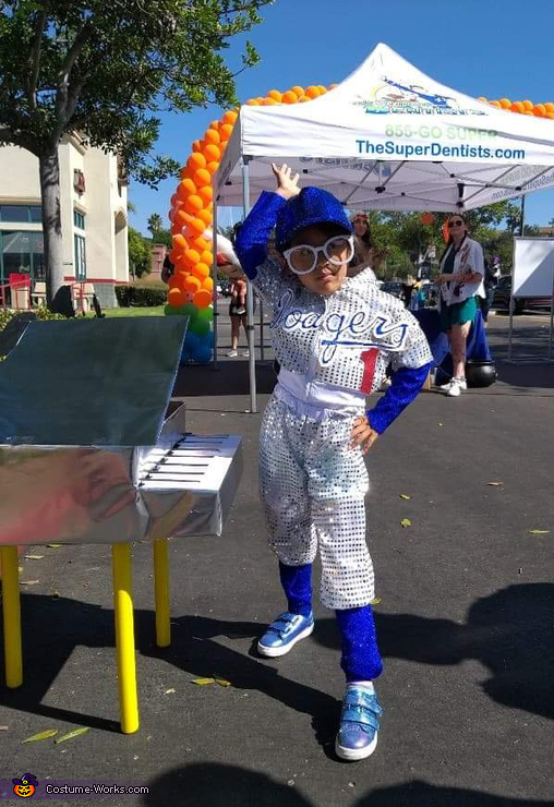 Elton John Dodgers Costume Outfit