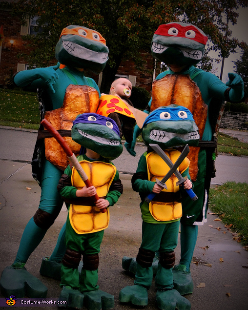 TMNT Family Halloween Costumes