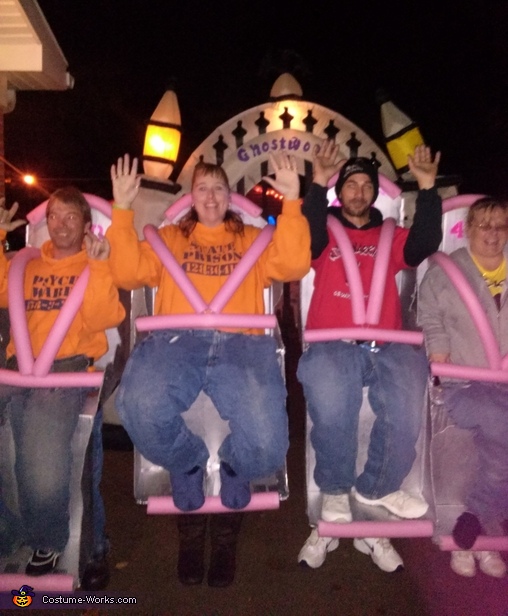 Roller Coaster DIY Cardboard Costume