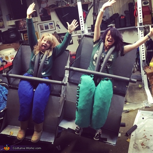 Making Roller Coaster Costume #coasterofterror #halloween #costume
