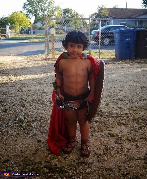 Kids roman soldier on sale costume