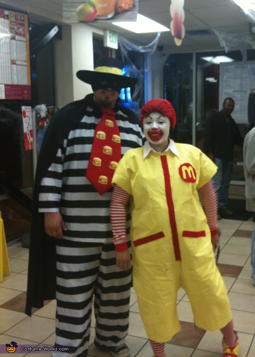 Ronald McDonald & Hamburglar Costumes