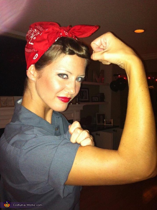 Adult Rosie The Riveter Costume - The Costume Shoppe