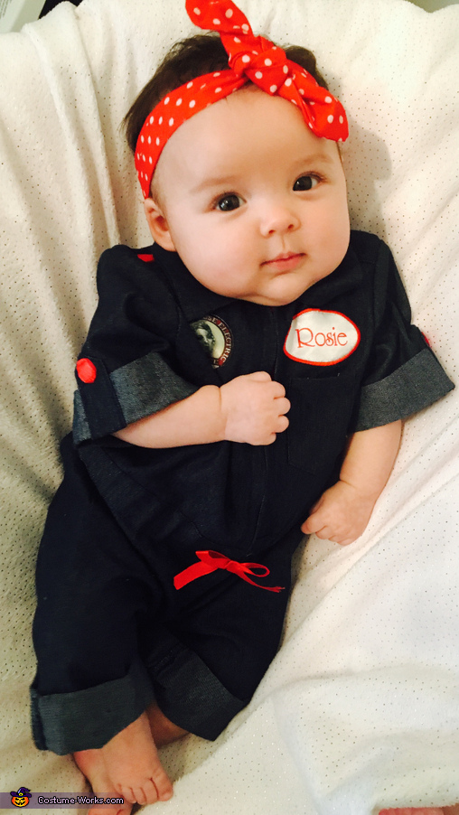 rosie the riveter baby outfit