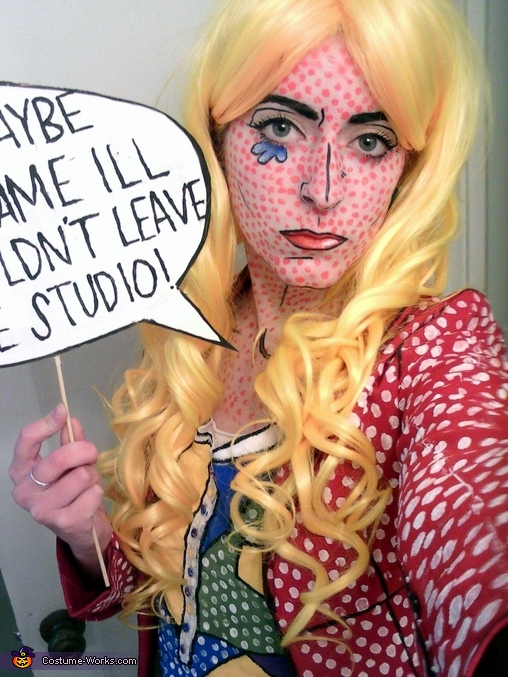 Roy Lichtenstein Pop Art Girl Costume