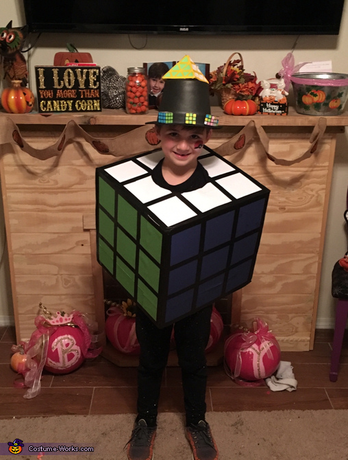 Rubik's Cube Man Costume