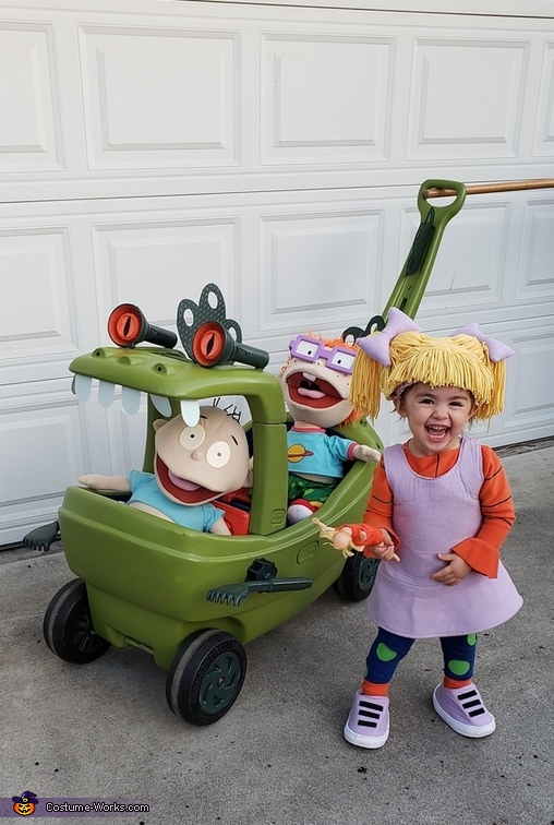 Rugrats Angelica & Reptar Costume