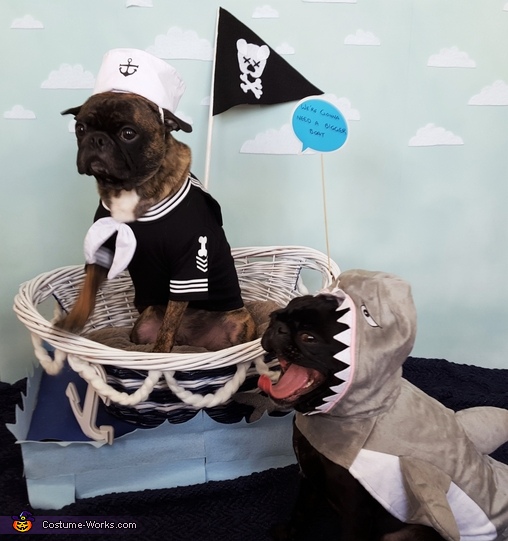 Sailor and Shark Costume