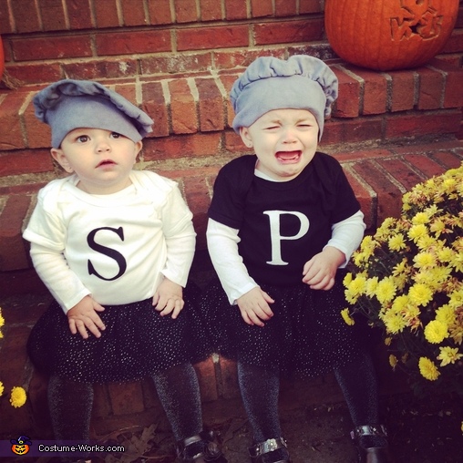 Salt and Pepper Twin Babies Costume