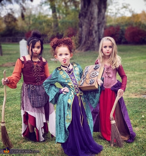 Sanderson Sisters Hocus Pocus Halloween Costume For Kids