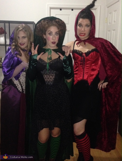 Sanderson Sisters From Hocus Pocus Group Halloween Costume.