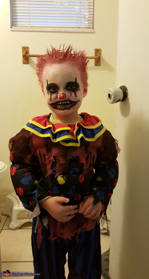 Scary Clown Toddler Halloween Costume