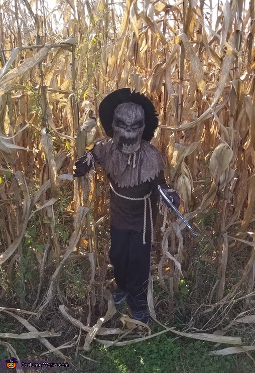 Homemade Scary Scarecrow Costume