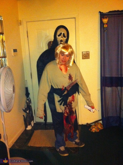 "Scream" themed Illusion Costume