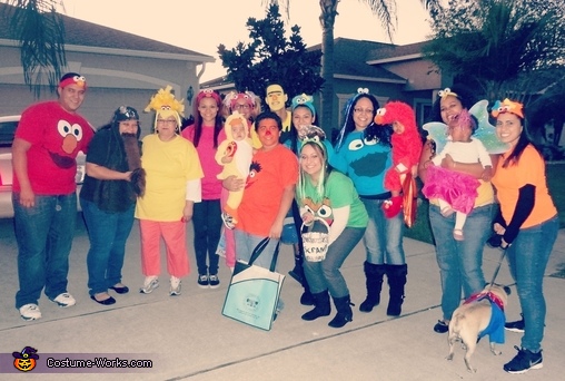 Sesame Street Family Costumes