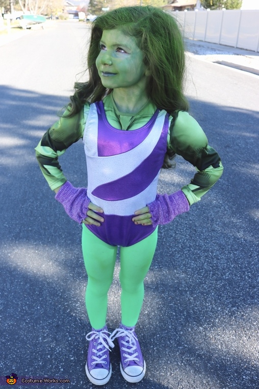 baby girl hulk costume