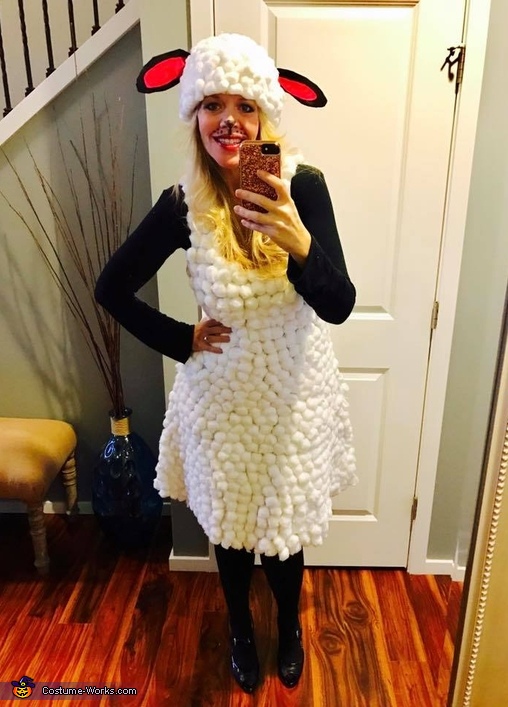 Diy sheep outlet costume