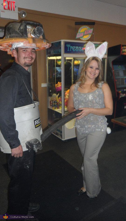 Shop Vac and Dust Bunny Costume