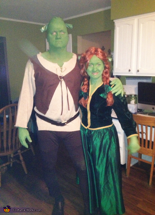 Shrek Fiona Couple Costume