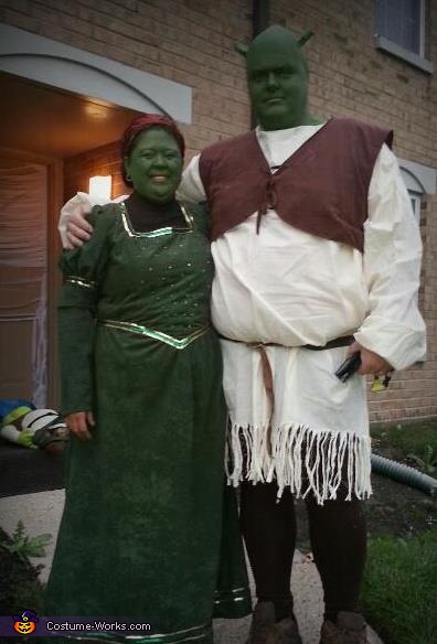 DIY Shrek and Fiona Costume