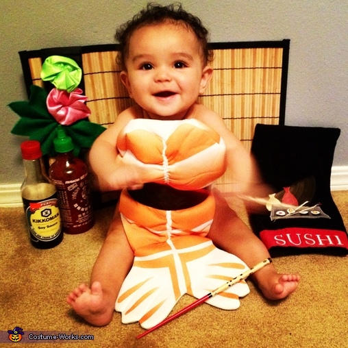 Shrimp Sashimi Baby Costume