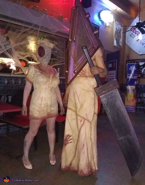 Silent Hill Pyramid Head and Dead Nurse Costume