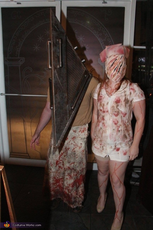 Silent Hill Pyramid Head and Nurse Costumes