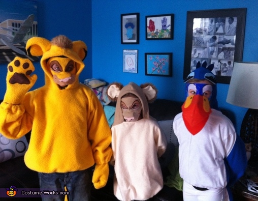 Zazu, Simba, and Nala Costume