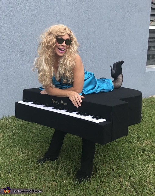 Singer on Piano Costume