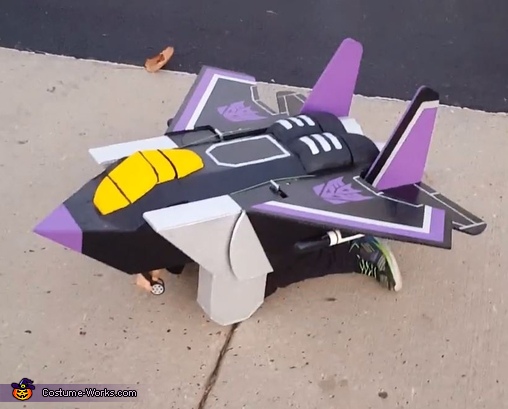 Skywarp Transformer Costume