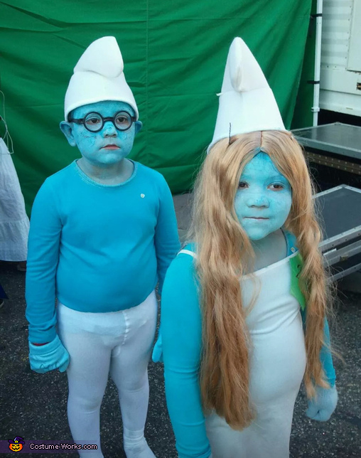 DIY Smurfs Costumes for Kids