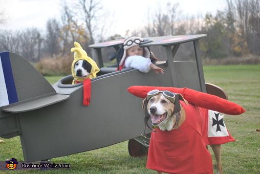 Snoopy & Woodstock vs. The Red Baron Costume