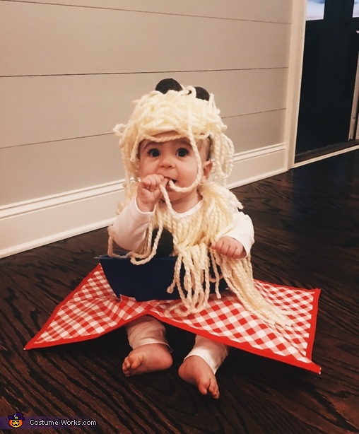 Spaghetti and Meatballs Baby Costume | DIY Costumes Under $45
