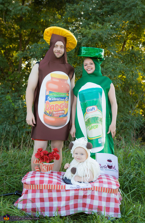 Family Meal: Spaghetti and Meatballs Baby Costume | DIY Costumes Under ...