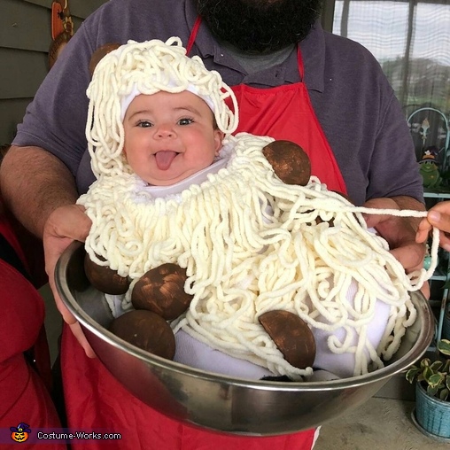 Spaghetti & Meatballs Costume for Kids