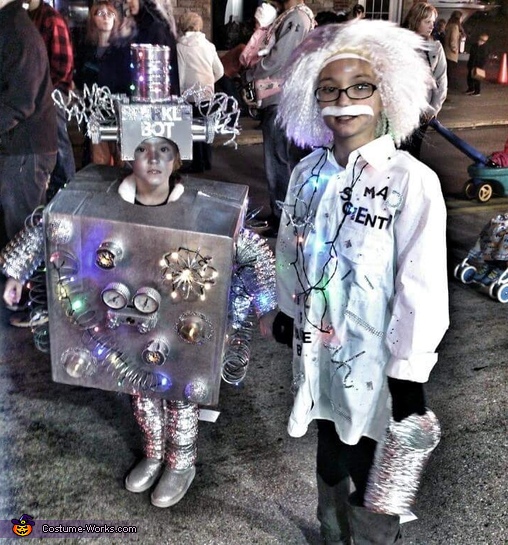 Sparkle Bot and Mad Scientist Costume