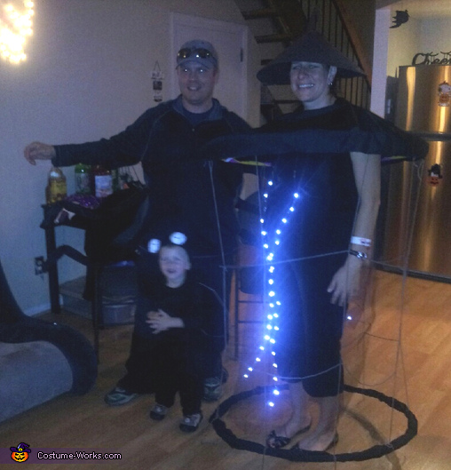 Spider, Fly and Bug Zapper Family Costume