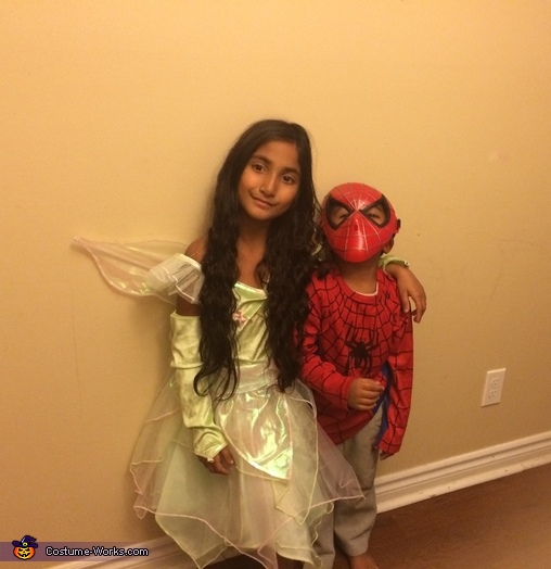 Spiderman & Tinker Bell Kids Costume