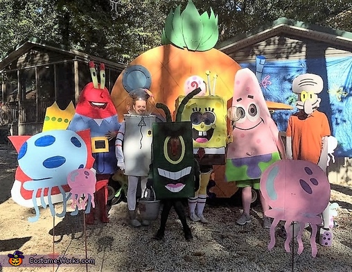 SpongeBob Characters Group Halloween Costume