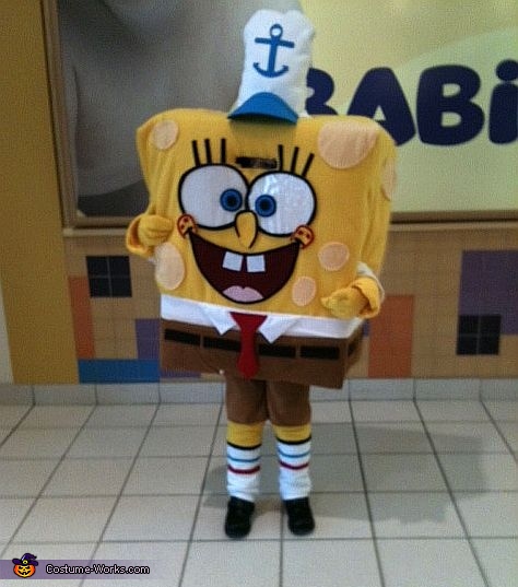 DIY SpongeBob Squarepants Mascot Halloween Costume : 7 Steps (with  Pictures) - Instructables