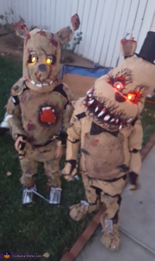 Five Nights at Freddy's and Nightmare Fred Bear Costume