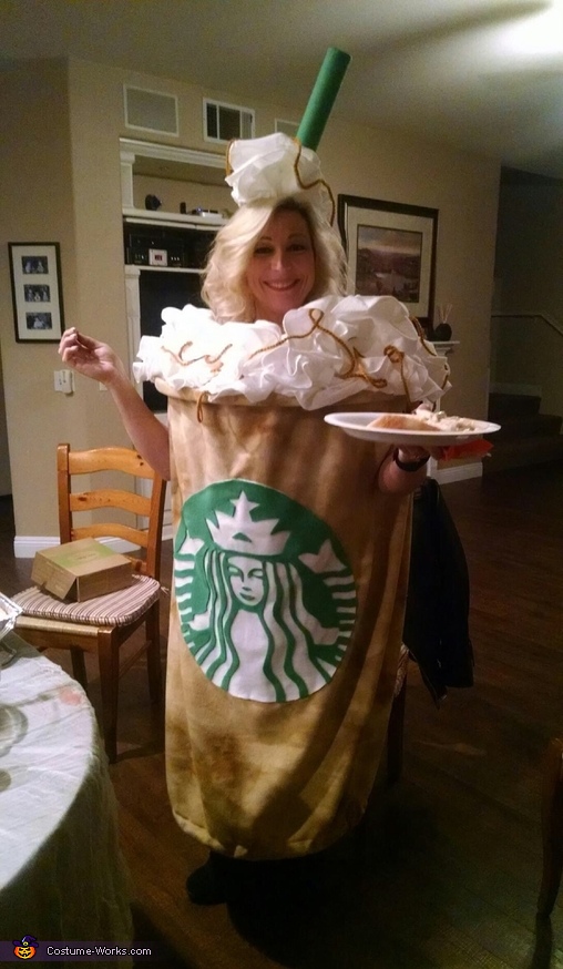 Starbucks Venti Iced Caramel Latte Costume