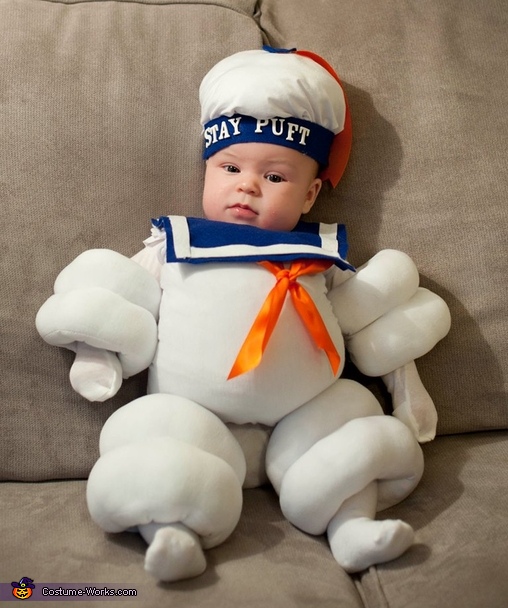 Cutest Stay Puft Marshmallow Man Baby Costume