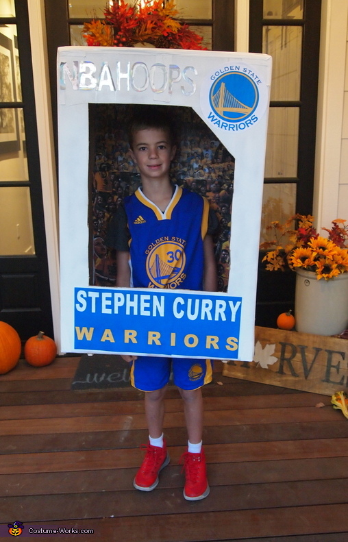 Stephen Curry Basketball Card Costume