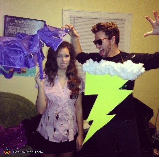 Struck by Lightning Couple Costume | DIY Costumes Under $65